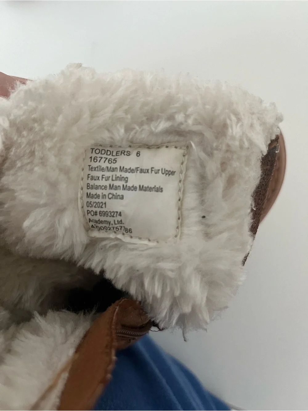 PAWZ Brown Kids Fleece-Lined Winter Boots with Pom Detail